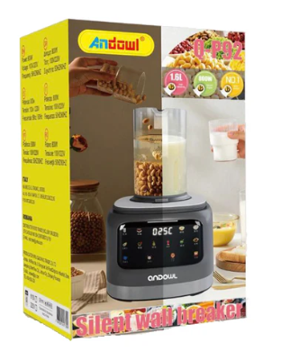 Confezione frullatore Andowl grigio, 1,6 L e 800 W