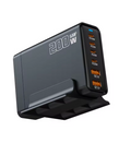 Stazione di ricarica USB‑C 200W con 6 porte e supporto