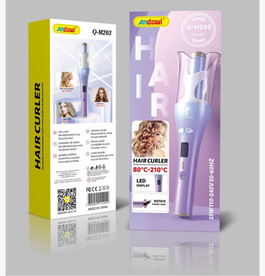 Ondulatore automatico per capelli con display LCD – Bucle perfette senza sforzo