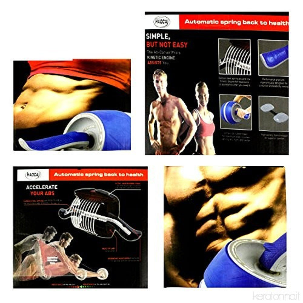 Attrezzo per esercizio addominali Ruota Fitness Palestra Diamond