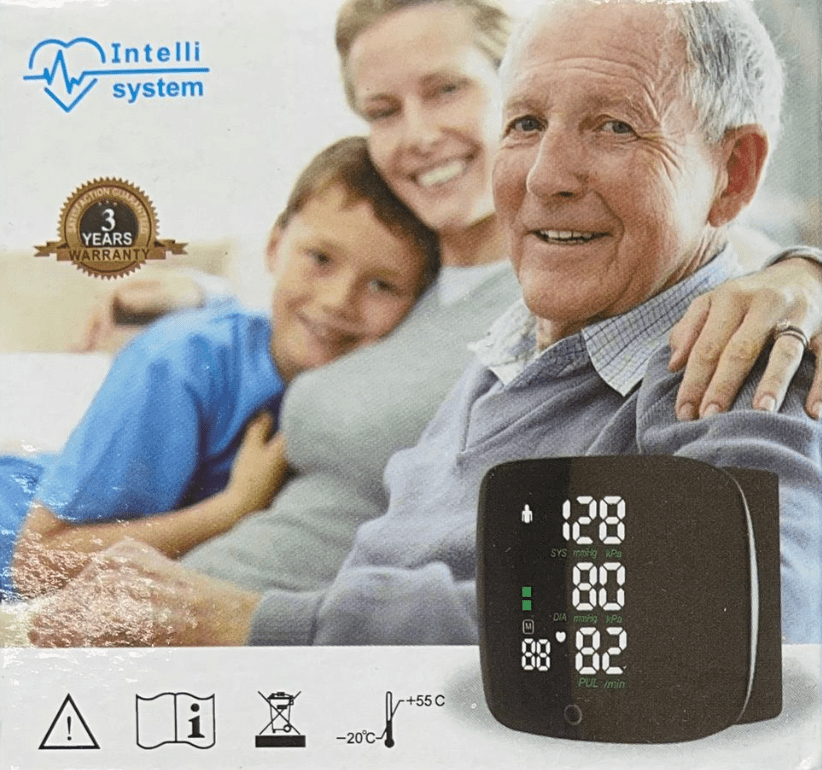 Misuratore di Pressione Sanguigna da Polso Digitale Portatile con Display LCD Retroilluminato e Memoria, Bracciale Regolabile - | Prendilo Subito