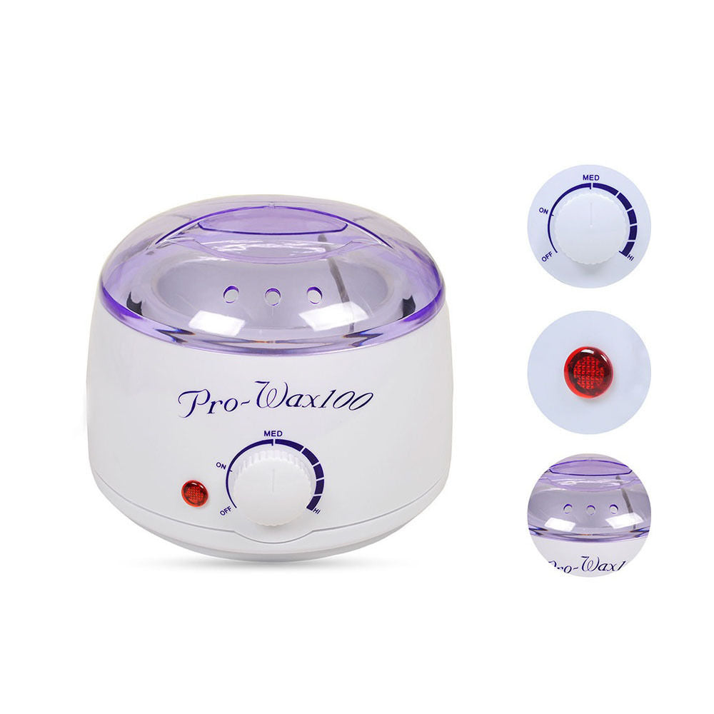 Scaldacera elettrico Pro-Wax100 con manopola termostato e coperchio viola