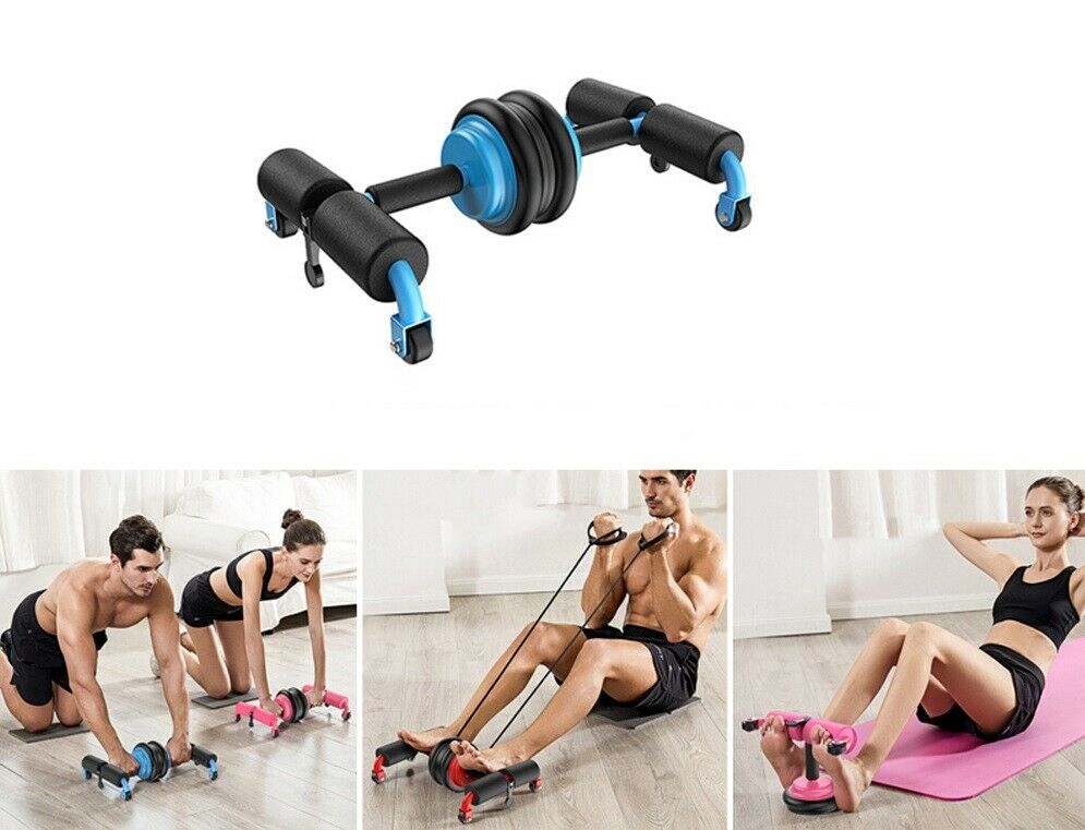 Ruota Per Addominali Multifunzione Allenamento Casa Palestra Addome Muscoli