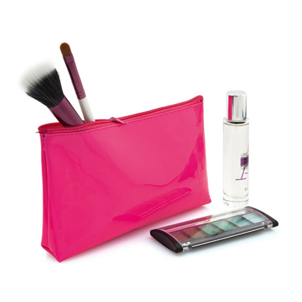 Borsetta da viaggio organizer impermeabile rosa, pochette con zip