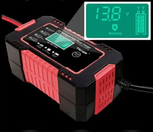 Caricabatteria 12v 6a 5a automatico ripara carica impulsi camion auto barca moto Q-DP9921