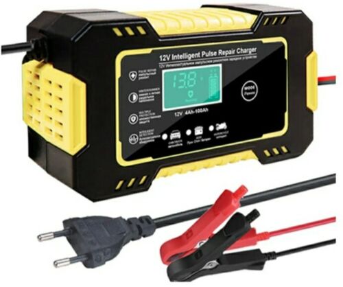 Caricabatteria 12v 6a 5a automatico ripara carica impulsi camion auto barca moto Q-DP9921