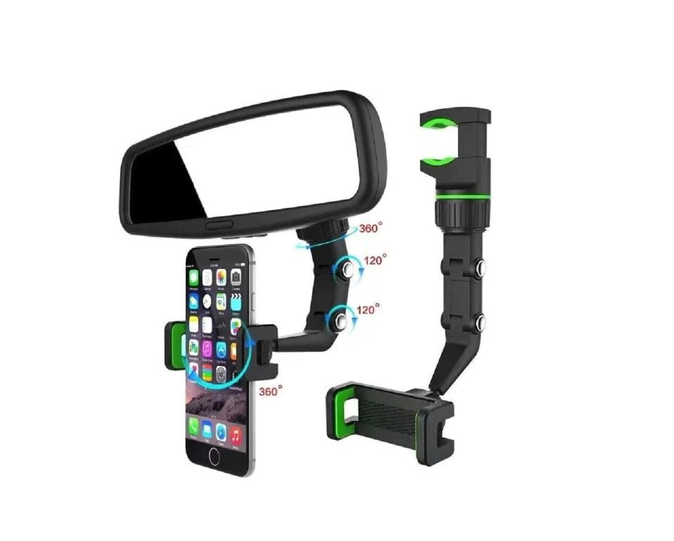 Supporto da auto specchietto retrovisore per cellulari navigatore smartphone