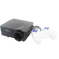 Proiettore per videogiochi PGS con gamepad bianco e pulsanti blu