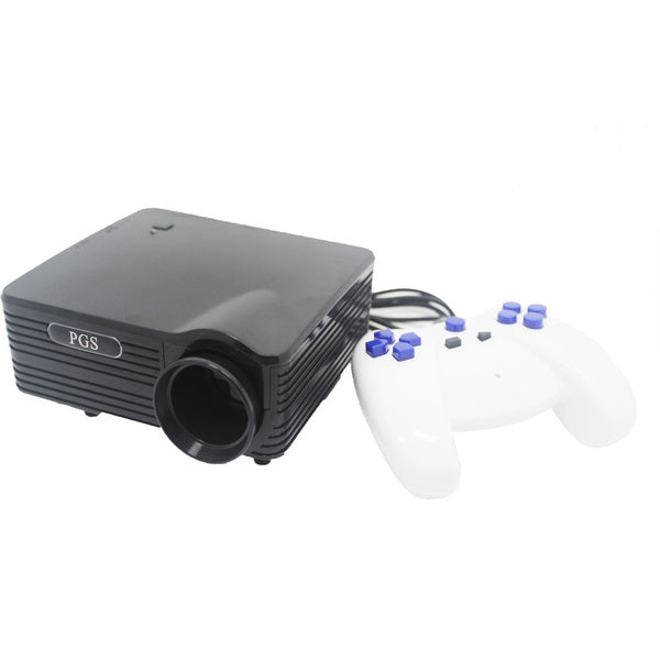 Proiettore per videogiochi PGS con gamepad bianco e pulsanti blu