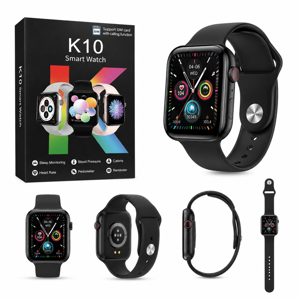 Smartwatch K10 con SIM – Display Touch HD, Chiamate, Monitor Salute e Fitness Tracker - | Prendilo Subito