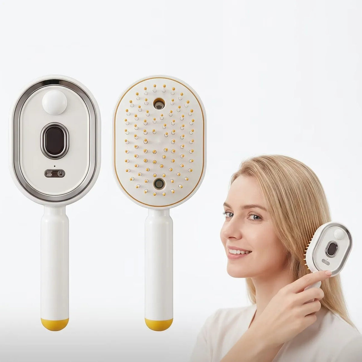 Spazzola Elettrica Districante e Massaggiante per Capelli Ricaricabile USB-C – Anticrespo con Massaggio del Cuoio Capelluto - | Prendilo Subito