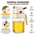 Spruzzatore Olio 2 in 1 500 ml in Vetro – Nebulizzatore e Dosatore per Cucina, Bottiglia per Olio d'Oliva, Aceto e Condimenti, Ideale per Friggitrice ad Aria, BBQ, Insalate e Cottura - | Prendilo Subito