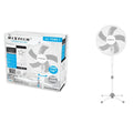 Ventilatore A Piantana 130cm 3 Velocità 45 W 16" Funzione Di Oscillazione Fs40-1