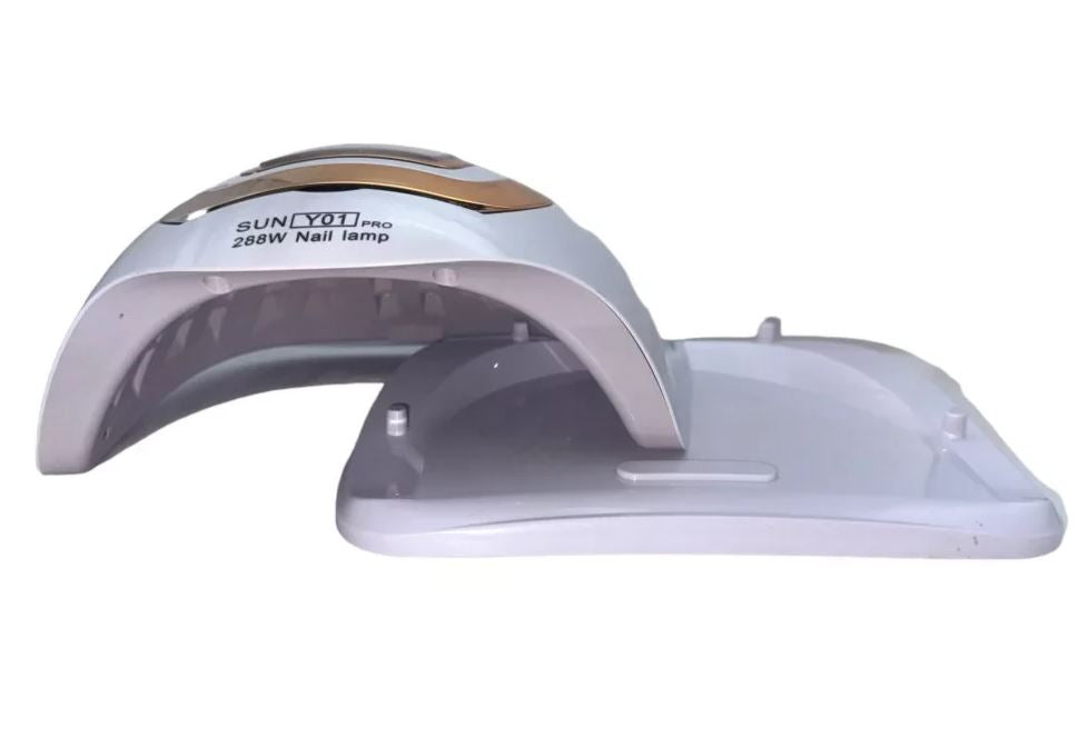 Lampada UV/LED per unghie bianca con base e arco superiore