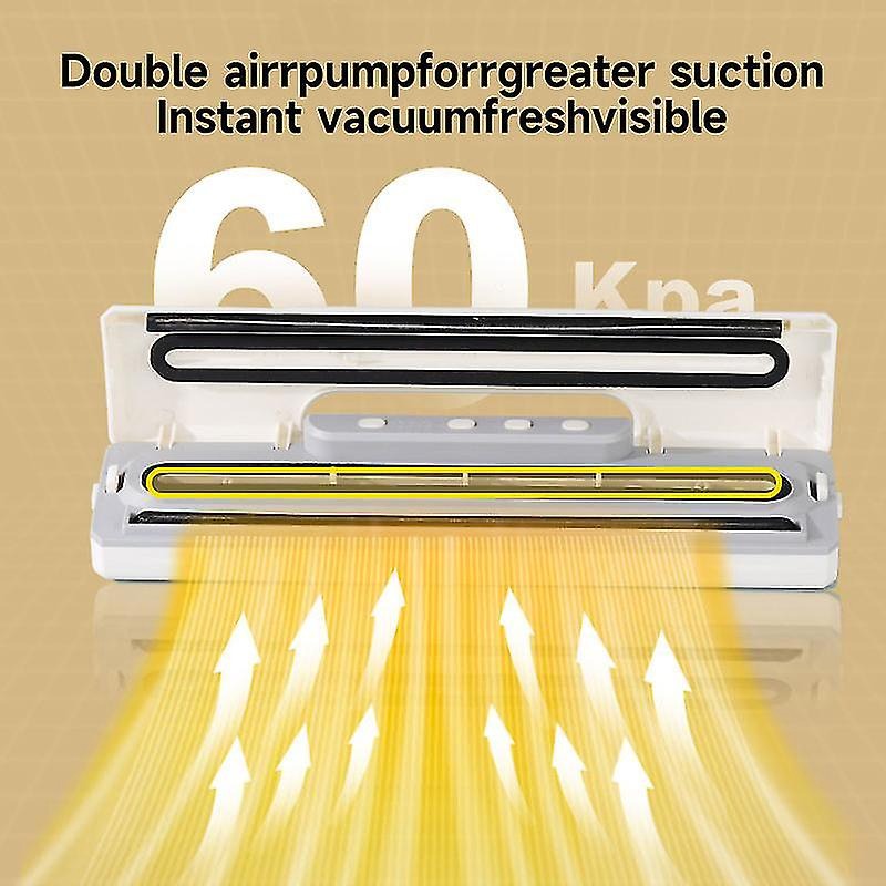 Macchina sottovuoto automatica con doppia barra di aspirazione e guarnizione trasparente